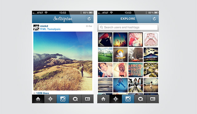 Instagram screenshots