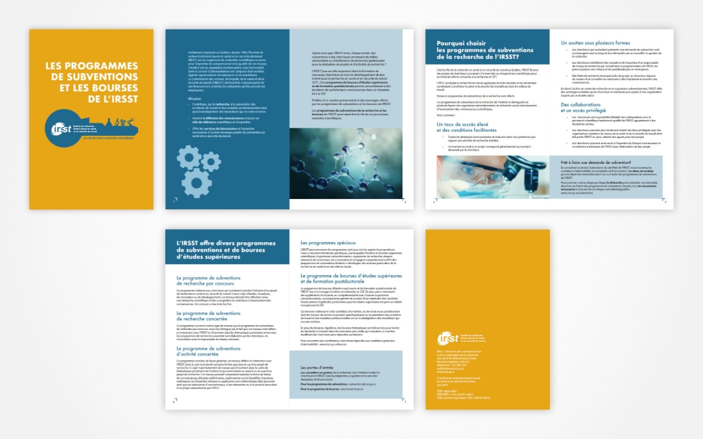 design du brochure